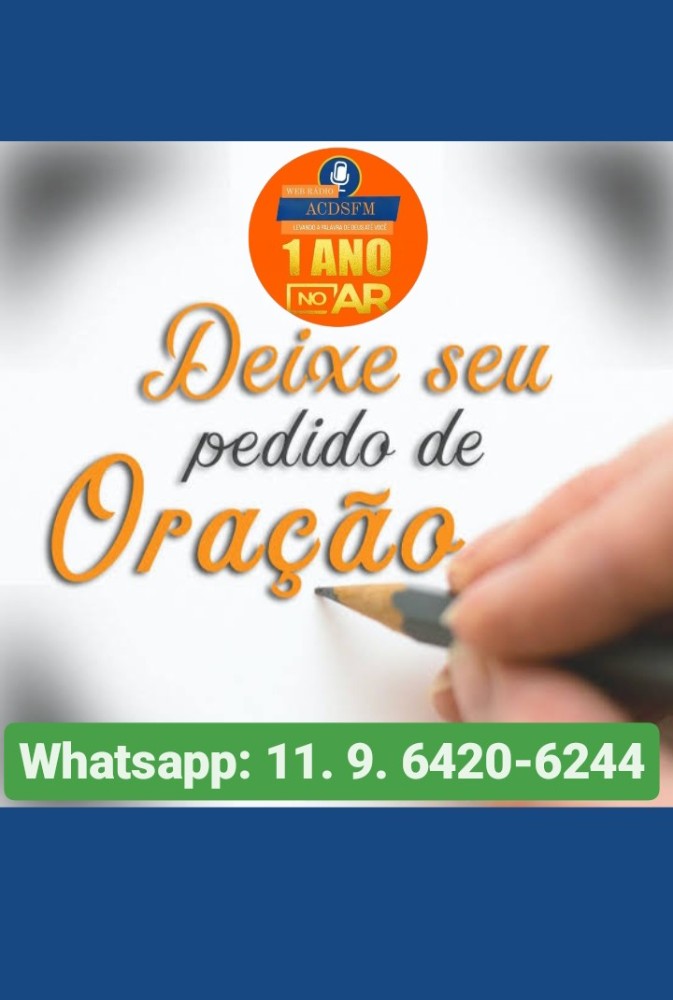 CONTE-NOS TAMBÉM SUA EXPERIÊNCIA DE FÉ E MILAGRE!!